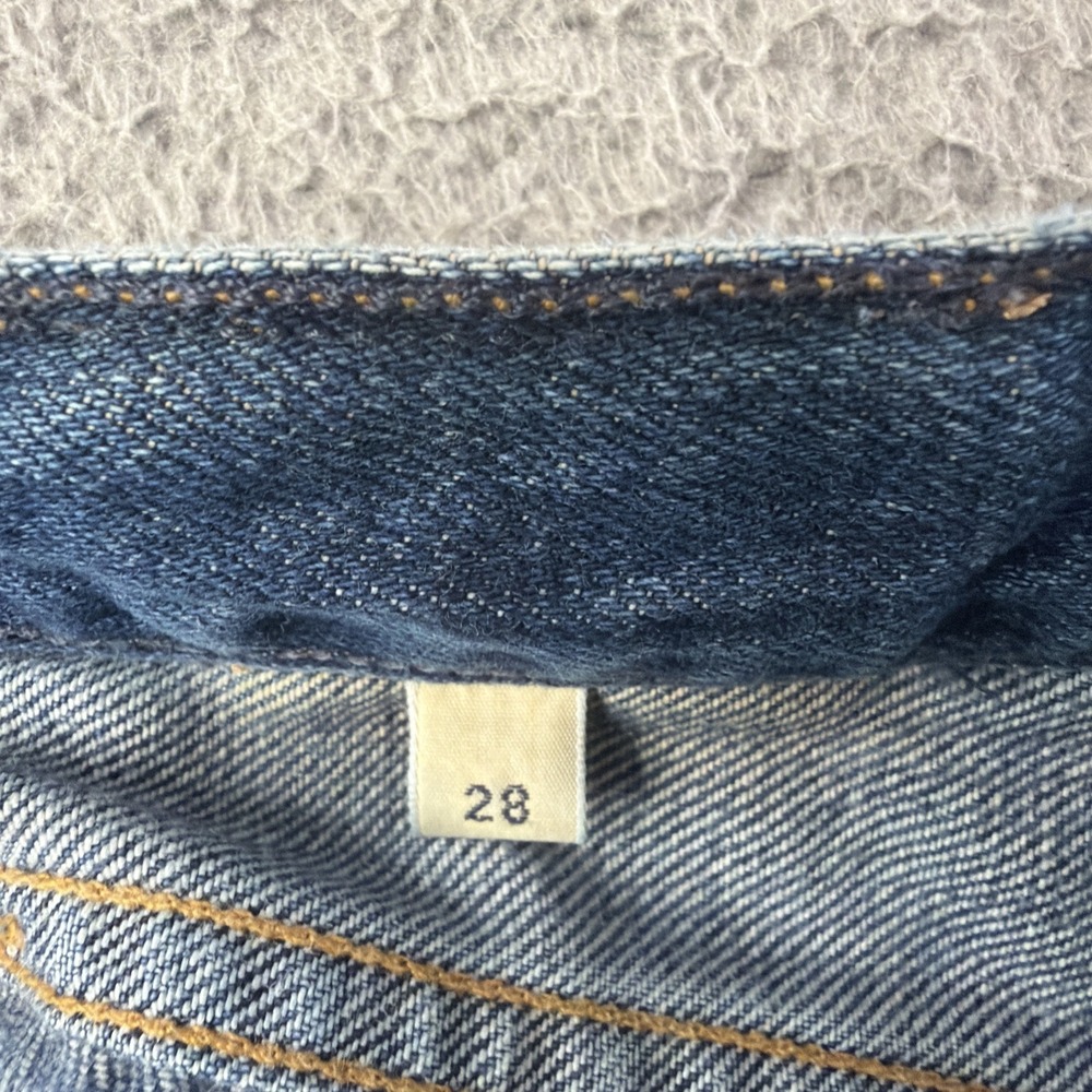 Citizens of Humanity Alyx Classic High Rise Denim Short Size 28 Blue 3" Inseam - Picture 6 of 15